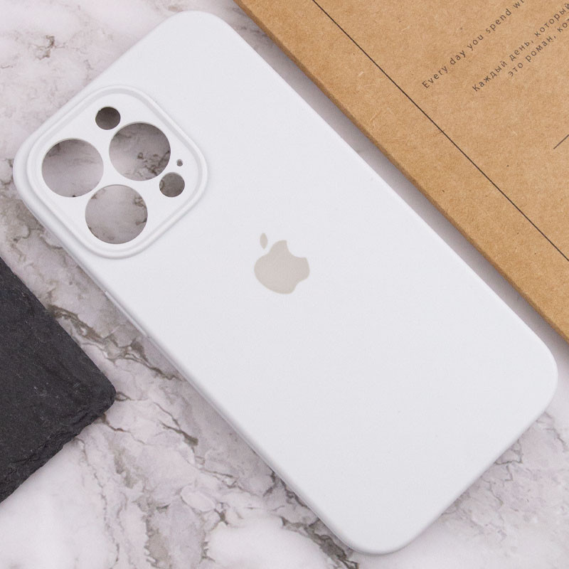 Silicone Case Full Camera Protective (AA) для iPhone 15 Pro Max (White)-2